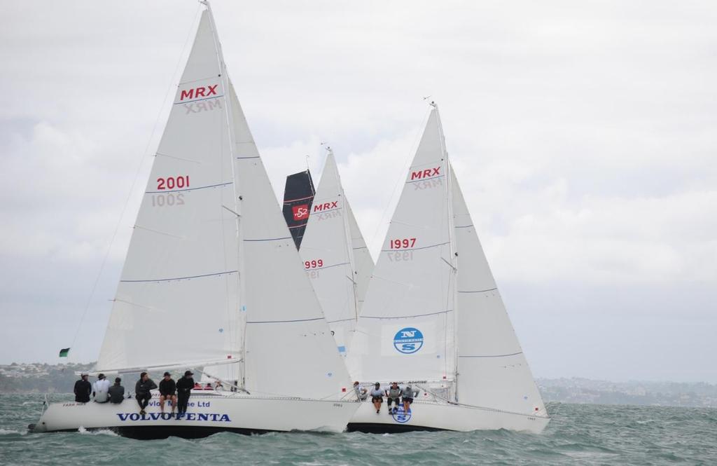 Chris Way leads off the start line - Race 4 - MRX Pacific Challenge, March  18-20, 2016 photo copyright RNZYS Media taken at  and featuring the  class