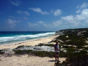 The more rugged east side of Hog Cay photo copyright SV Taipan taken at  and featuring the  class