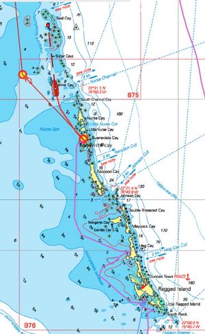 Ragged islands. Bahamas photo copyright SV Taipan taken at  and featuring the  class