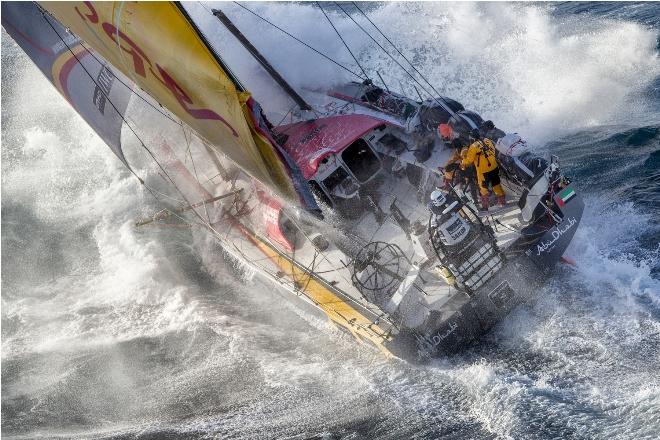 2014015 Volvo Ocean Race winner, Abu Dhabi ©  Ainhoa Sanchez/Volvo Ocean Race