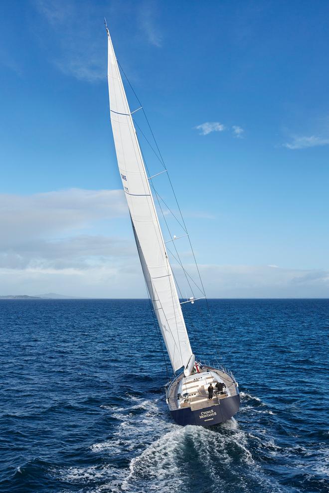 Cygnus Montanus shows off her sailing performance in Auckland sea trials  © Matt Crawford mattcrawfordphotography.com