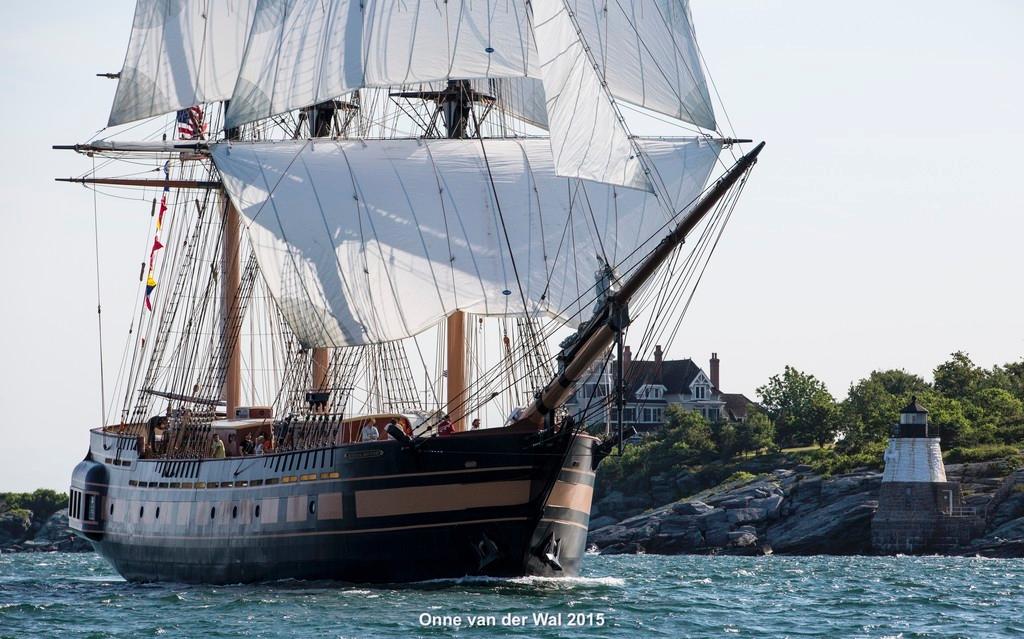 SSV Oliver Hazard Perry under sail.  © Onne van der Wal