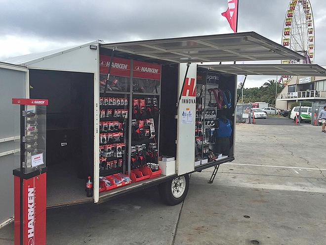 The Harken trailer can be at your next regatta - just ask! © Harken http://www.harken.com