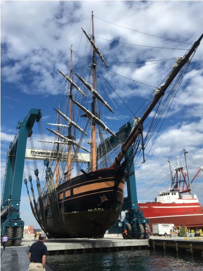 SSV Oliver Hazard Perry hauled at J. Goodison Company © Russell Melin