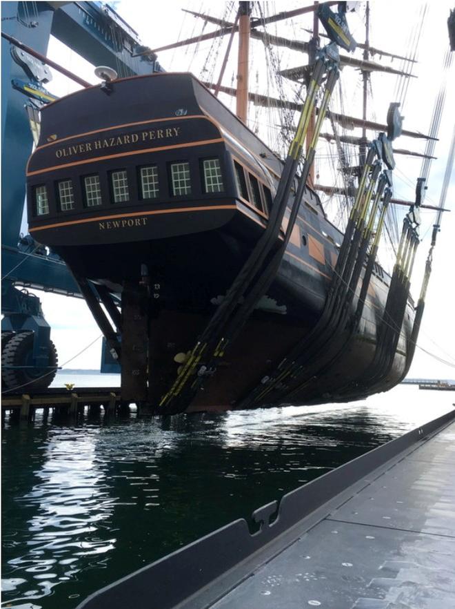 SSV Oliver Hazard Perry hauled at J. Goodison Company © Russell Melin