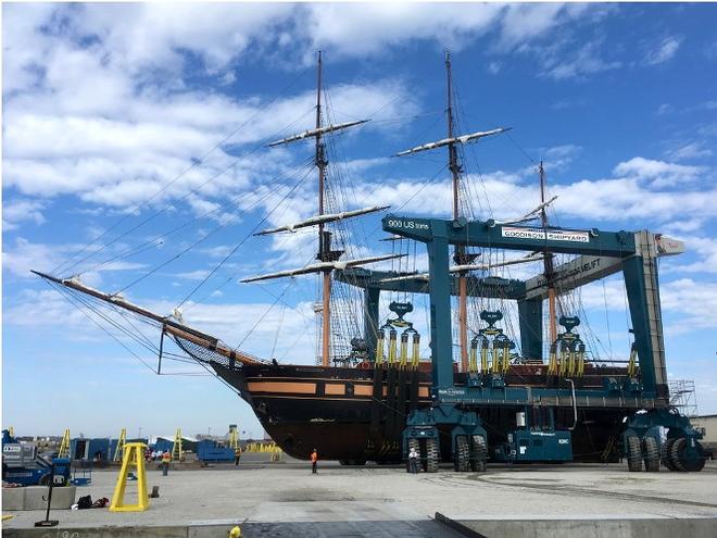 SSV Oliver Hazard Perry hauled at J. Goodison Company © Russell Melin