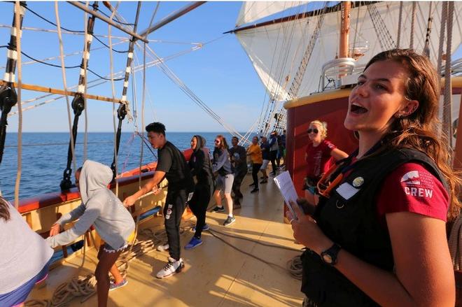 SSV Oliver Hazard Perry under sail during the 2016 season © Mark Russell