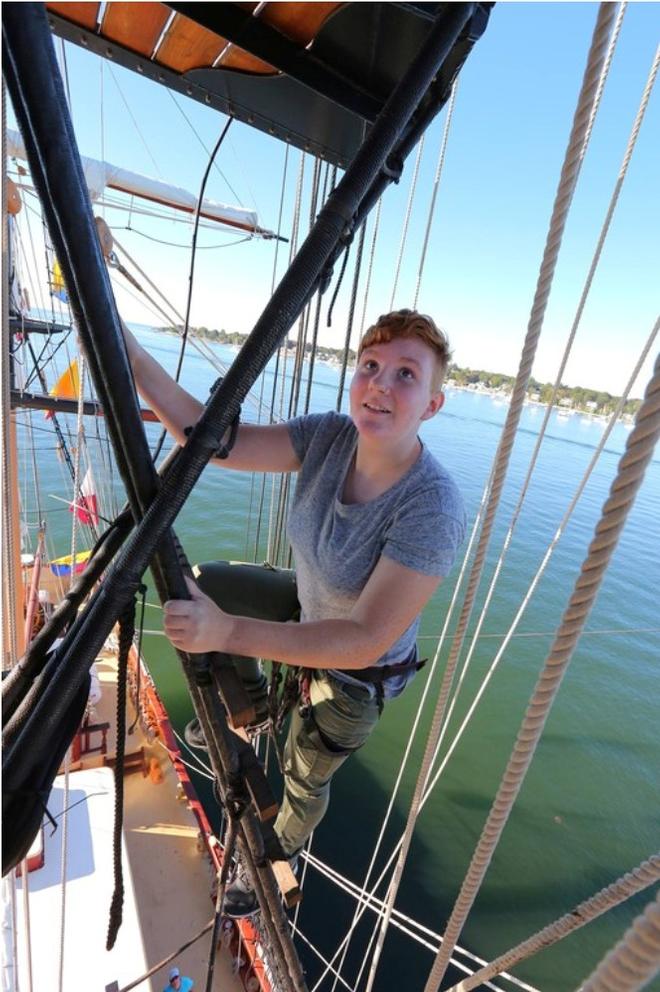 SSV Oliver Hazard Perry under sail during the 2016 season © Mark Russell