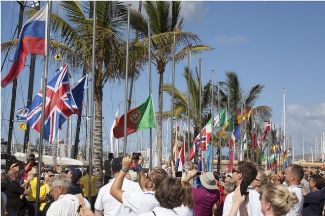 Flags are raised marking ARC 2016 officially open © WCC / Clare Pengelly