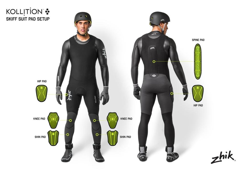 Zhik Kollition Pads photo copyright Zhik http://www.zhik.com taken at  and featuring the  class