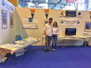 Setting up our stand photo copyright Mission Océan taken at  and featuring the  class