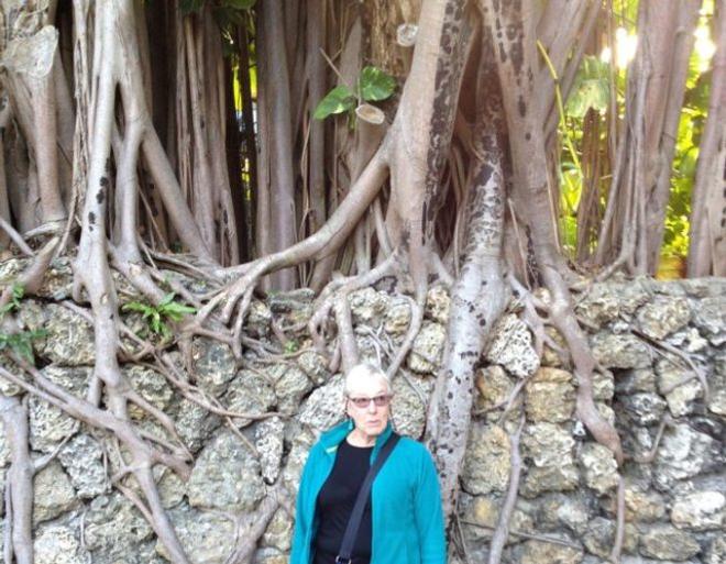 Liz at Coconut Grove, Barnacle National Park © Bluewater Cruising Association