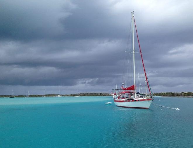 Warderick Wells Cay park mooring © Bluewater Cruising Association