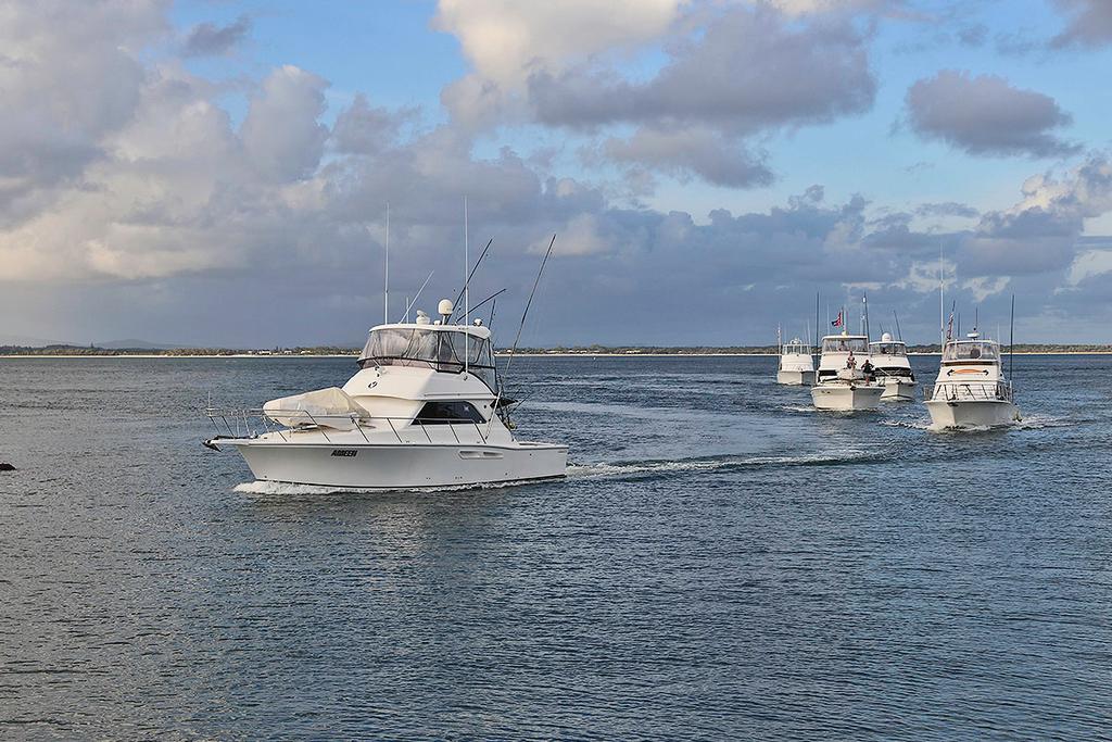 Part of the fleet returning after Ladies Day. - 2017 NSWGFA Interclub sponsored by Pantaenius ©  John Curnow