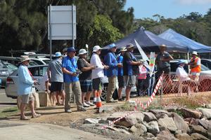 RC Sailors and boats at Kogarah Bay Sailing Club - 2017 Australian IOM Championships photo copyright SW taken at  and featuring the  class