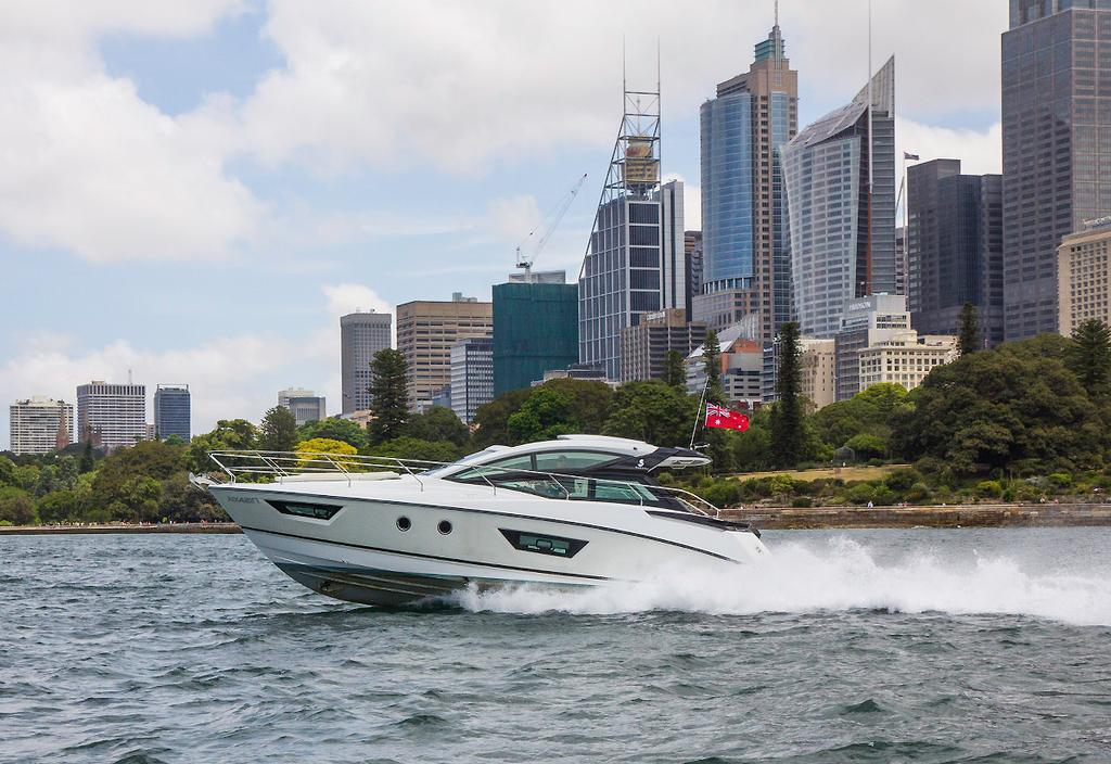 Off and running at over 35 knots in the Gt40. - Beneteau GT40 ©  John Curnow