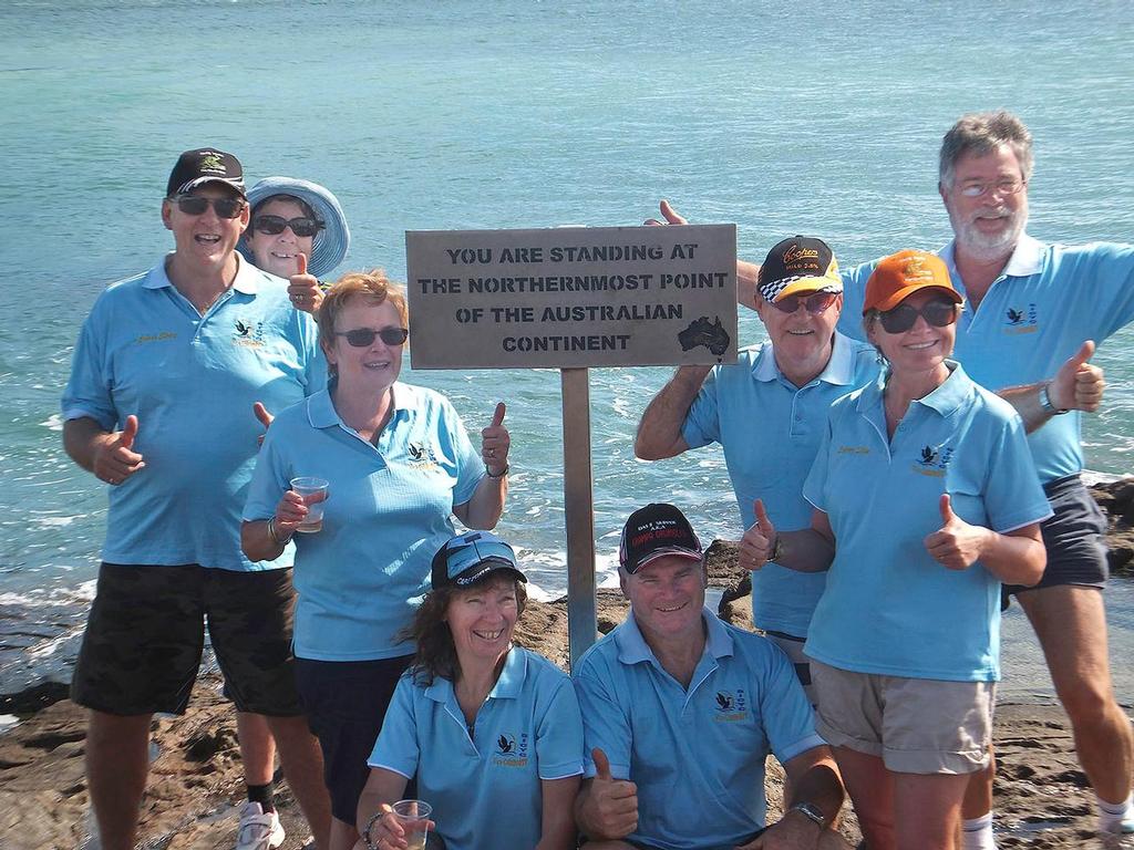 Shag Islet CYC members at Cape York © Shag Islet Cruising Yacht Club