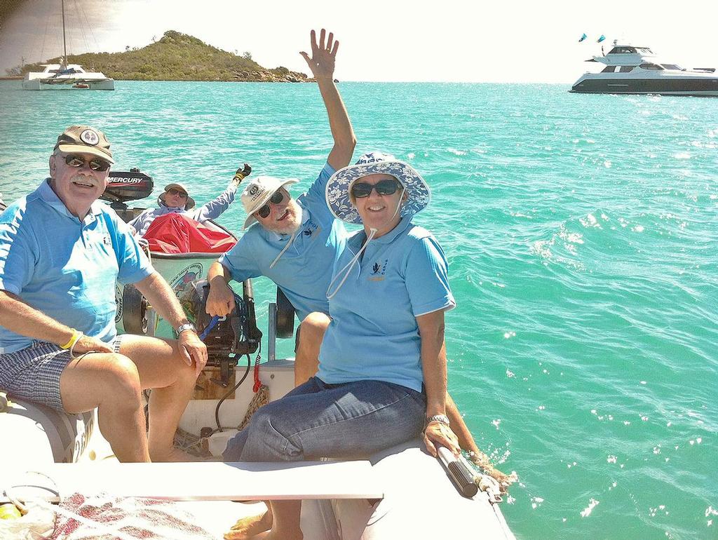 Heading ashore for fun! © Shag Islet Cruising Yacht Club