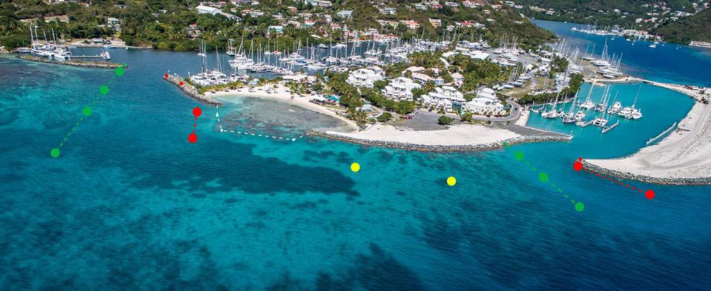 Nanny Cay entrance markers © World Cruising Club