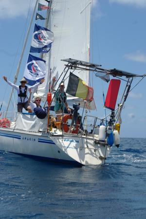 Anakin, a Comfortina 32, the smallest boat in the ARC Europe fleet photo copyright World Cruising Club http://www.worldcruising.com taken at  and featuring the  class