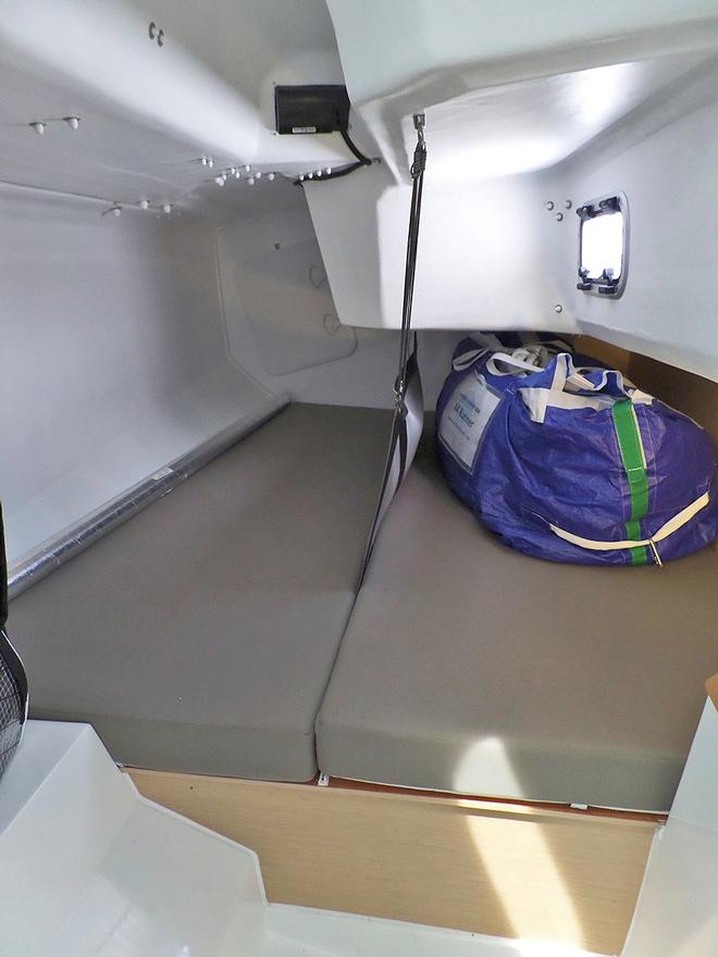 Starboard aft cabin is mirrored on the other side so that you can keep everyone on the off watch to weather - Jeanneau Sun Fast 3600 © 38 South Boat Sales
