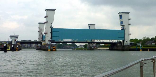 A giant flood barrier © SV Taipan