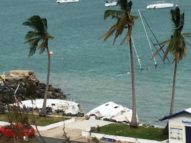 Bluewater 400 'Leyla' survives Cyclone Debbie © Wayne and Heather Reed
