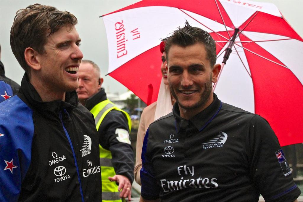  Emirates Team New Zealand - Peter Burling and Blair Tuke - Parade in  Auckland,   July 6, 2017 - photo © Richard Gladwell 