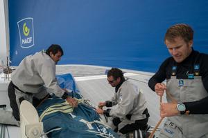 The Bridge – MACIF trimaran photo copyright  Yann Riou / Macif taken at  and featuring the  class