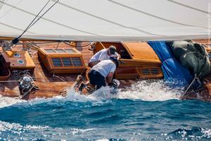 Day 2 – Water on board – Argentario Sailing Week and Panerai Classic Yacht Challenge photo copyright  Pierpaolo Lanfrancotti / Marine Partners taken at  and featuring the  class