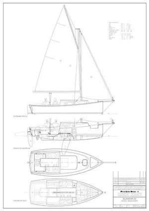 Bluewater 20' Cygnet Sailing Gaffer photo copyright Bluewater Cruising Yachts taken at  and featuring the  class
