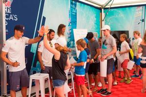 Hobie Junior Wave Regatta – America's Cup Endeavour Race photo copyright David Brookes taken at  and featuring the  class