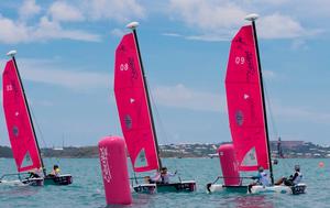 Hobie Junior Wave Regatta – America's Cup Endeavour Race photo copyright David Brookes taken at  and featuring the  class