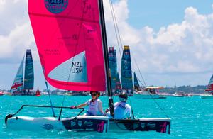 Hobie Junior Wave Regatta – America's Cup Endeavour Race photo copyright David Brookes taken at  and featuring the  class