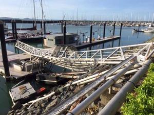 Bluewater 400 'Leyla' survives Cyclone Debbie photo copyright Wayne and Heather Reed taken at  and featuring the  class