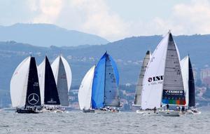 ...asymmetrical sails as well - ORC Worlds Trieste 2017 photo copyright Andrea Carloni taken at  and featuring the  class