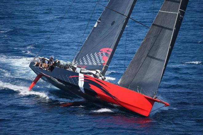 Comanche was off to a fast start on Thursday and is closing in now on the monohull race record for the Transpac ©  Sharon Green / Ultimate Sailing