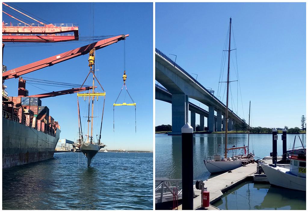 Dorade being unloaded in Brisbane yesterday © Rasmus Bregenhoj