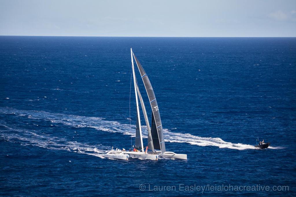 Mighty Merloe first multihull to complete the 2017 Transpac ©  Lauren Easley / leialohacreative.com