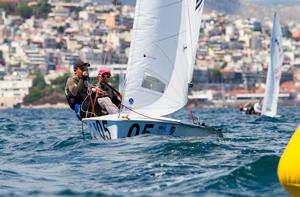 Telis Athanasopoulos/Yogo Dimitris Tassios (GRE) – 420 Open European Championships photo copyright  Nikos Alevromytis taken at  and featuring the  class