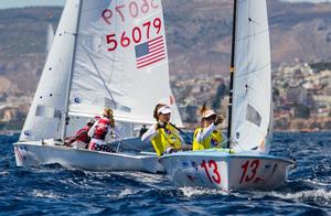 Emma Kaneti/Ciara Rodriguez-Horan (USA) – 420 Open European Championships photo copyright  Nikos Alevromytis taken at  and featuring the  class