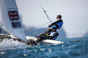 Martin Wrigley and James Taylor – 470 World Championships photo copyright Pedro Martinez / Sailing Energy / World Sailing taken at  and featuring the  class