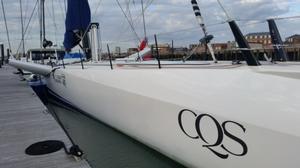 Ludde Ingvall and CQS back in gosport photo copyright John Roberson  taken at  and featuring the  class
