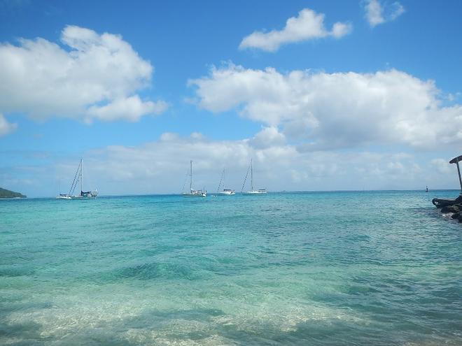 Anchorage at Fare, Huahine © Freedom and Adventure