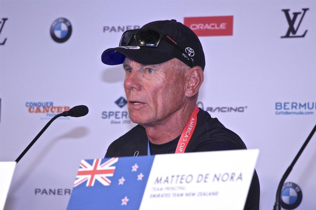 Grant Dalton, Emirates Team NZ, 35th America's Cup media conference - photo © Richard Gladwell www.photosport.co.nz