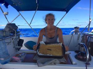 Tahitian lime and coconut cake photo copyright SV Te Mana taken at  and featuring the  class