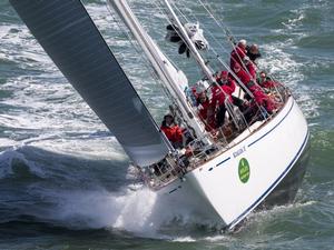 Day 1 – Kialoa II from Australia was launched in 1963 and has competed in a number of the great offshore classic races – Rolex Fastnet Race photo copyright Quinag taken at  and featuring the  class