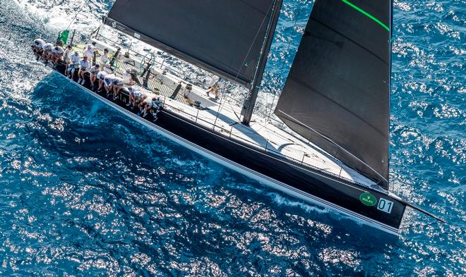 Hap Fauth’s defending Rolex Maxi 72 World Championship winner Bella Mente leads after Day 1 ©  Rolex / Carlo Borlenghi http://www.carloborlenghi.net