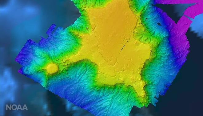 Map of the seafloor © NOAA Fisheries