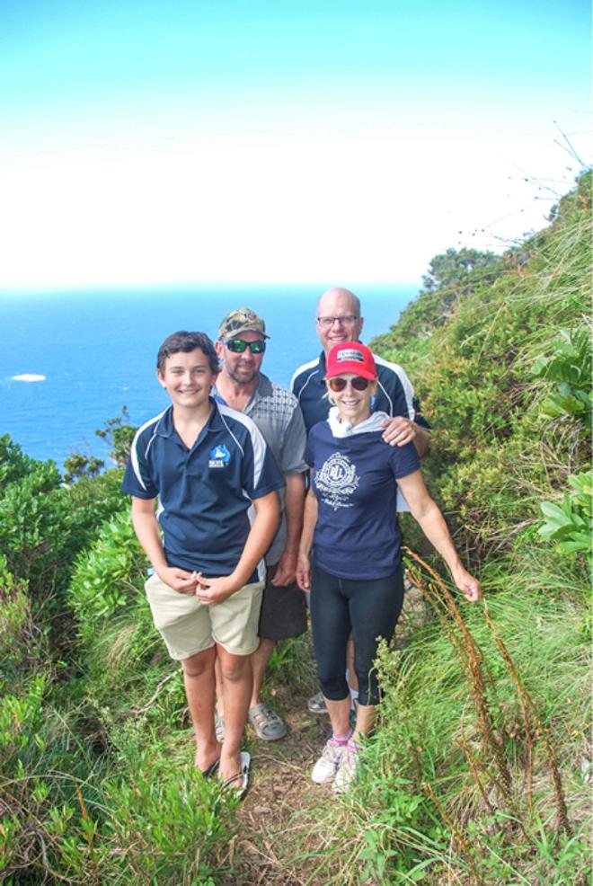 Dan Slocombe, Sam Taranto, Andrew and Jayne Luxton © Riviera Australia